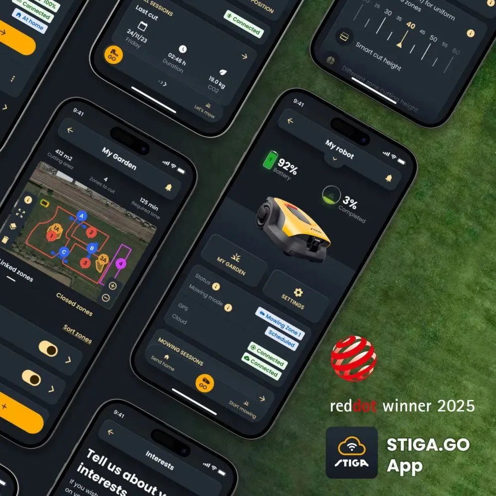 STIGA Sladdlös robotgräsklippare A 6v 600 m2