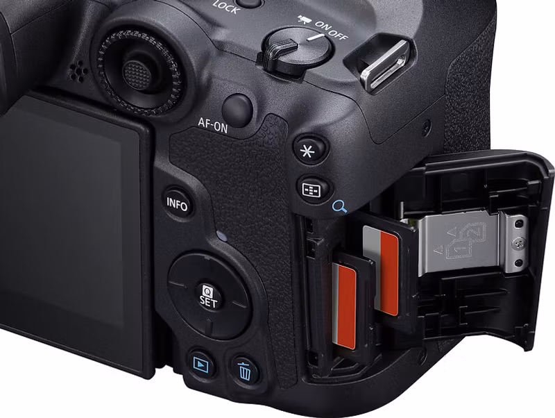 Canon EOS R7 32.5Megapixel 150 mm F3.5-6.3 IS STM objektiv Digitalkamera Svart