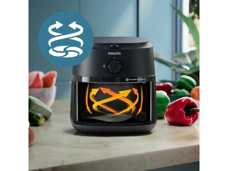 Philips 1000 Series NA120 Airfryer 1.5kW Svart