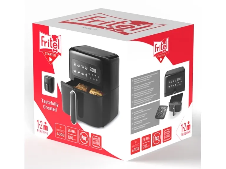 Fritel SnackTastic 4303 Airfryer 1200W Svart