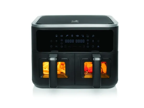 Fritel SnackTastic 8480 Airfryer 2 x 4,5L Svart