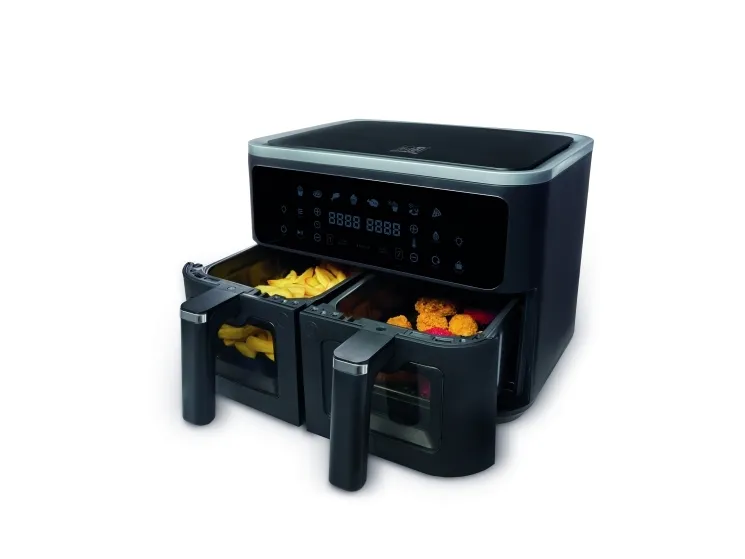 Fritel SnackTastic 8480 Airfryer 2 x 4,5L Svart