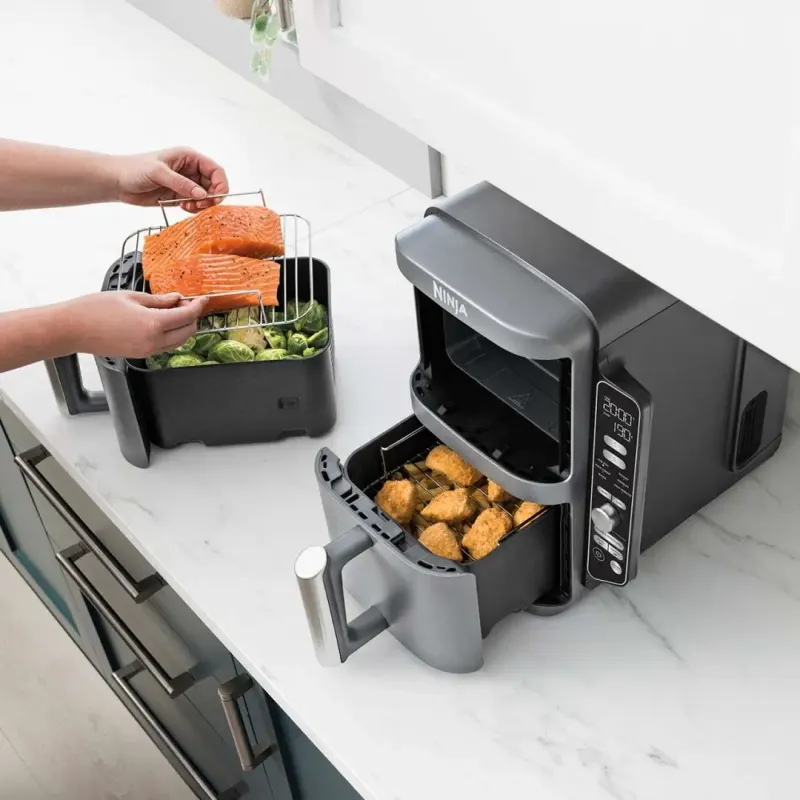 Ninja SL400EU Double Stack XL Airfryer 2.47kW Grå