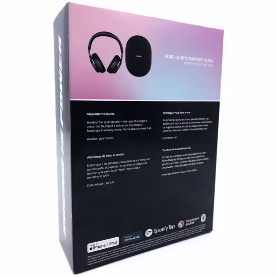 Bose QuietComfort Ultra II Headphones Wireless Over-ear Svart