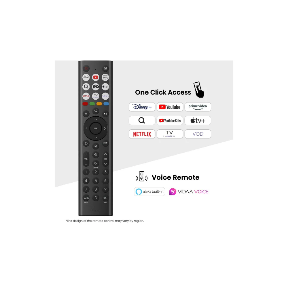 Hisense 43E7Q 43" 4K UHD LED-bakbelyst LCD TV QLED Smart TV