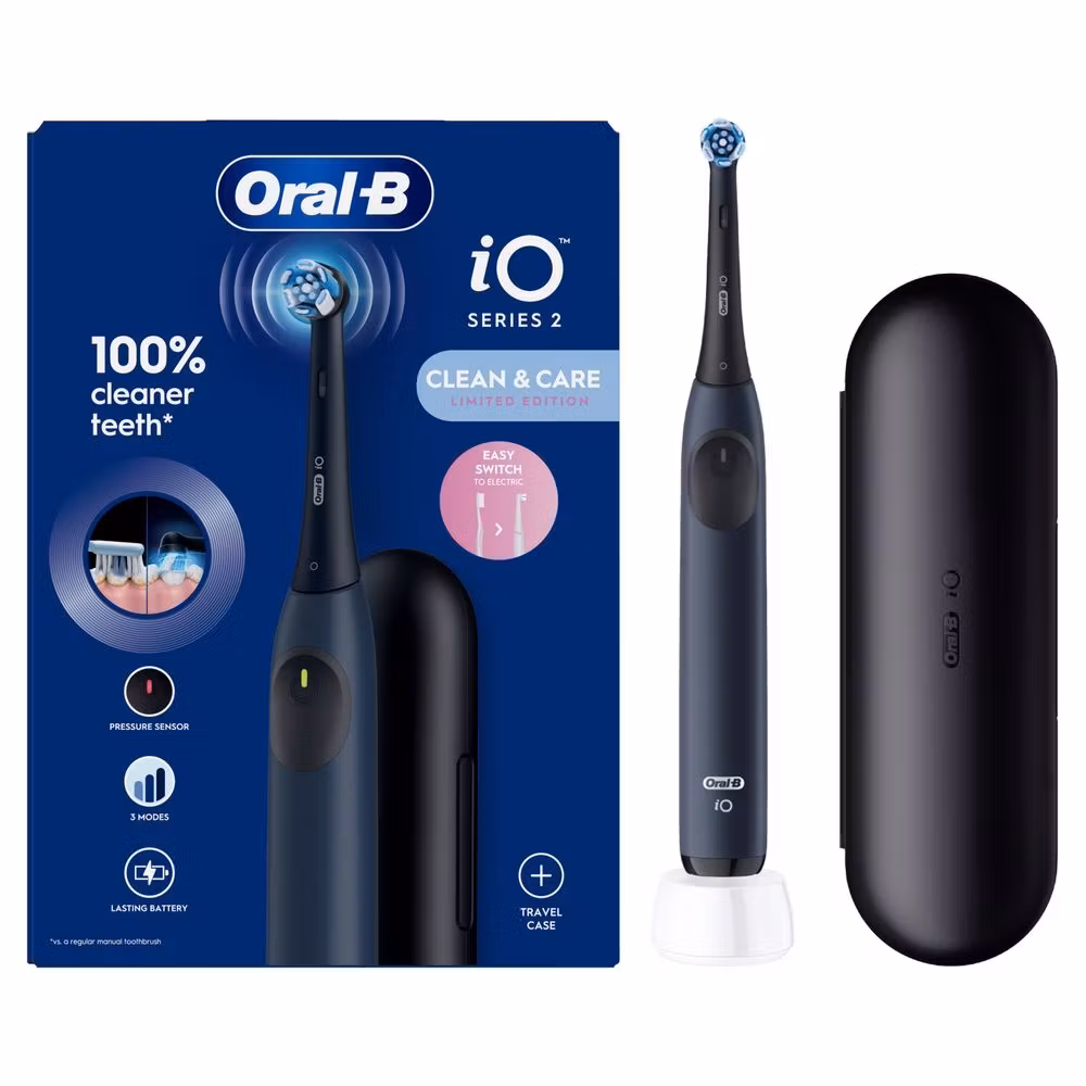 Oral-B iO Series 2 inkl Etui Elektrisk Tandborste Ocean Blue