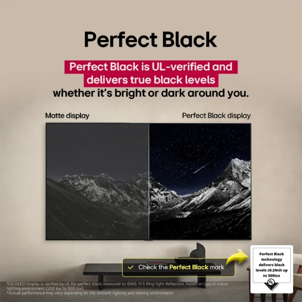 LG OLED evo AI OLED55C54LA 55" 4K Ultra HD Smart TV