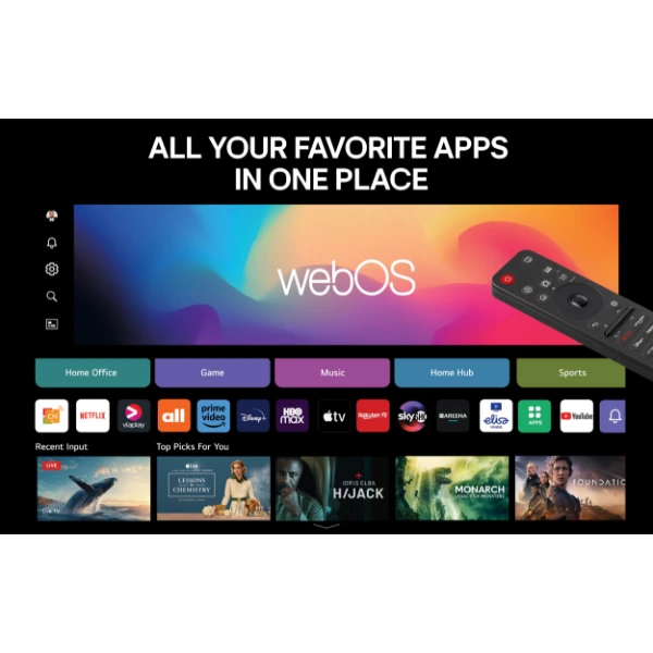 LG OLED evo AI OLED55C54LA 55" 4K Ultra HD Smart TV