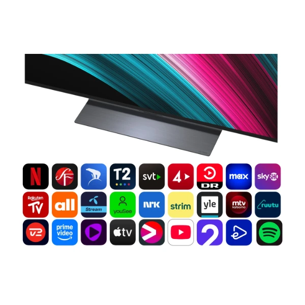 LG OLED evo AI OLED55C54LA 55" 4K Ultra HD Smart TV