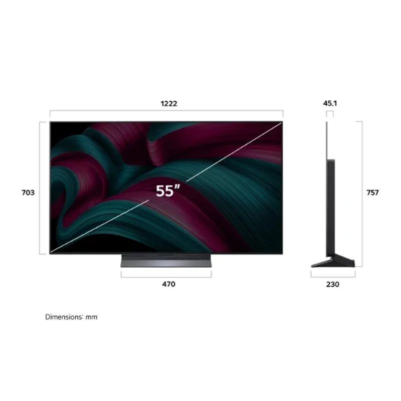 LG OLED evo AI OLED55C54LA 55" 4K Ultra HD Smart TV