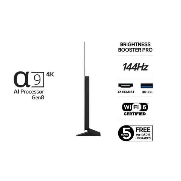 LG OLED evo AI OLED55C54LA 55" 4K Ultra HD Smart TV