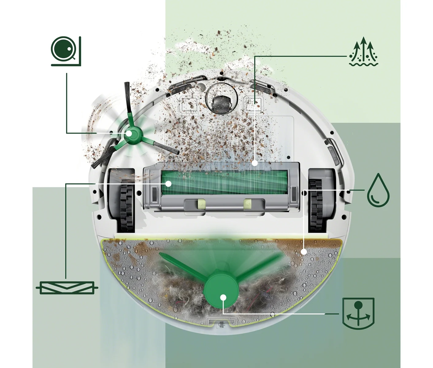 iRobot Roomba 205 Robotdammsugare Vit