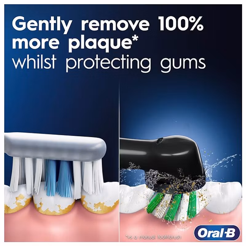 Oral-B Pro 1 Travel Edition Eltandborste inkl Resefodral Svart