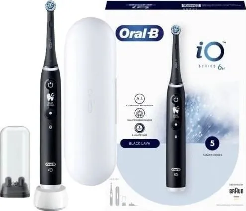 Oral-B iO6 Series Eltandborste Svart Onyx