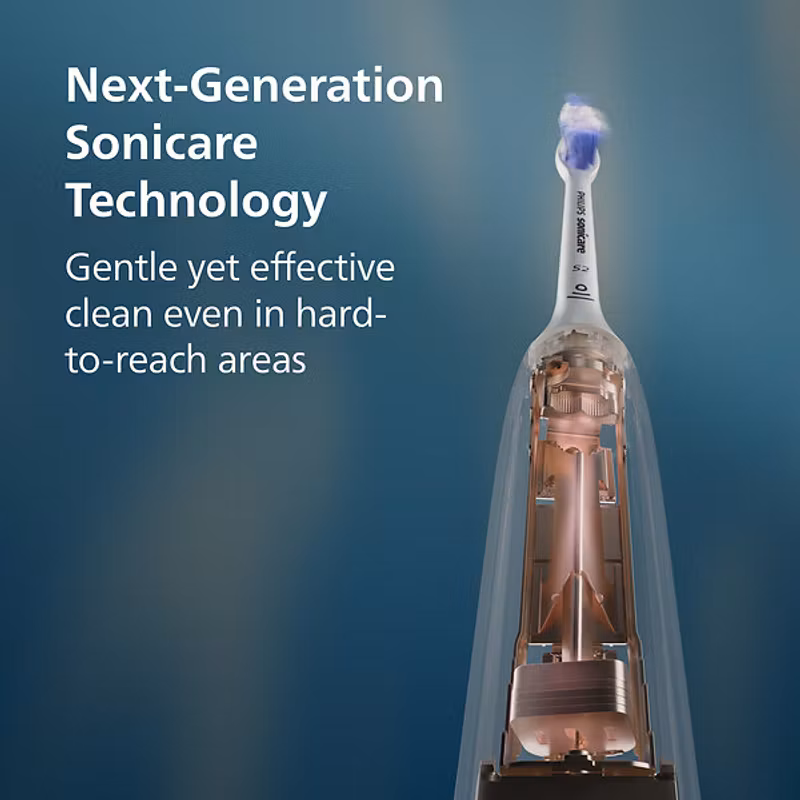 Philips Sonicare 5300 HX7101/02 Eltandborste Svart
