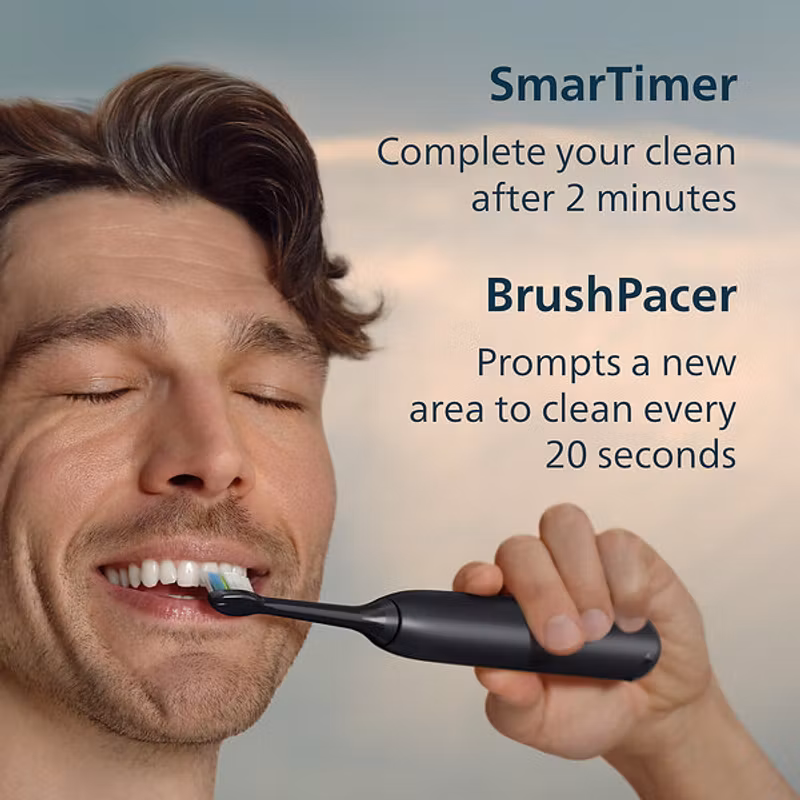 Philips Sonicare 5300 HX7101/02 Eltandborste Svart