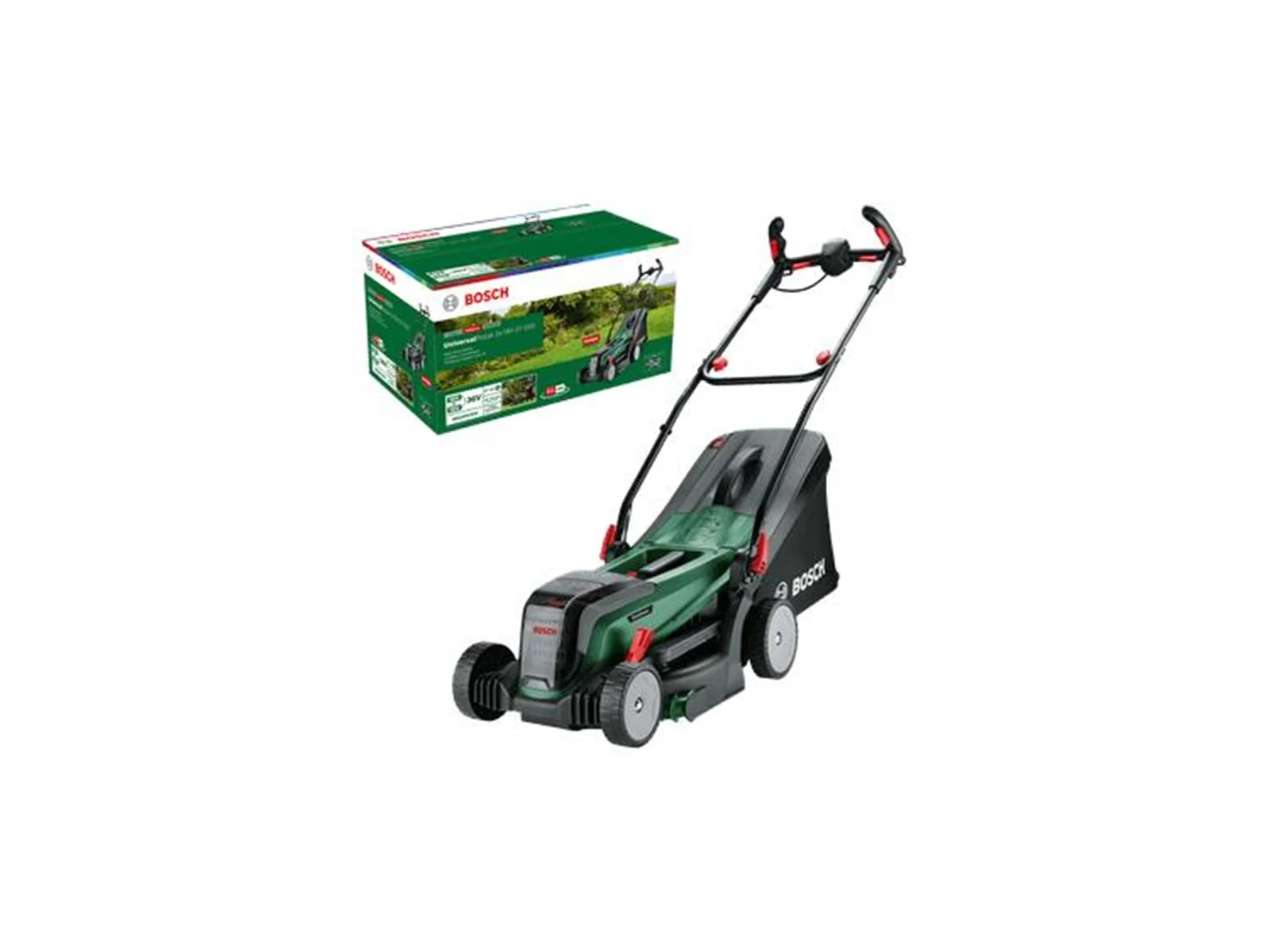Bosch UniversalRotak Batteridriven Gräsklippare 37 cm Klippbredd
