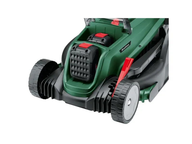 Bosch sladdlös gräsklippare UniversalRotak 2x18V-37-550 Solo, 36 V (2x18 V) (grön/svart, utan batteri och laddare, POWER FOR ALL ALLIANCE)