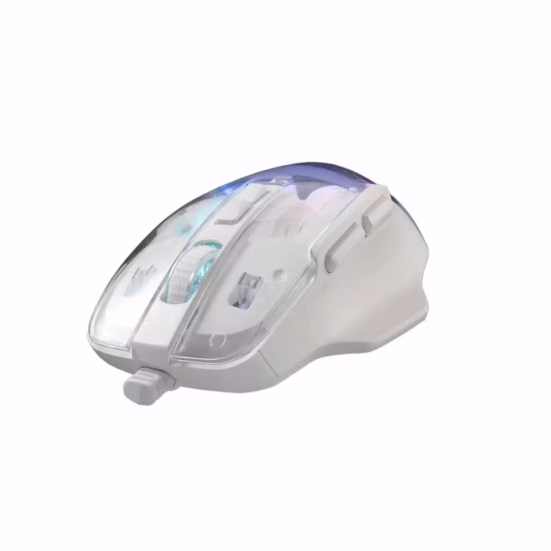 Baracuda Anglerfish 7 knappar 7 200 DPI Optisk Spelmus Vit