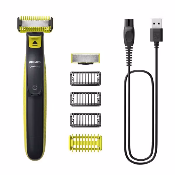 Philips Norelco OneBlade QP2824/10 Hybritrimmer och Rakapparat Grå/Lime