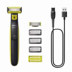 Philips Norelco OneBlade QP2824/10 Hybritrimmer och Rakapparat Grå/Lime