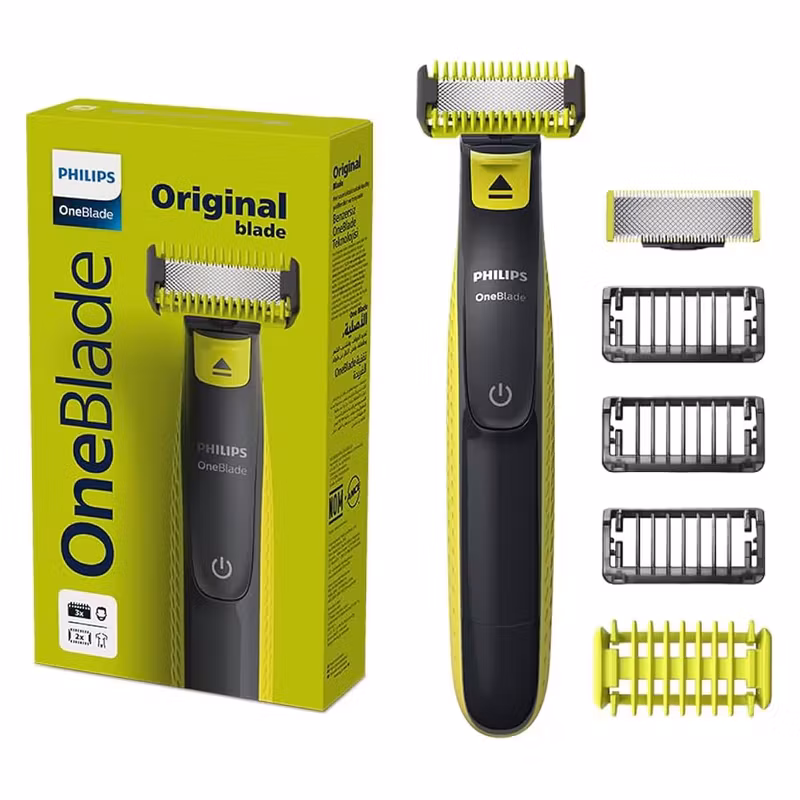 Philips Norelco OneBlade QP2824/10 Hybritrimmer och Rakapparat Grå/Lime