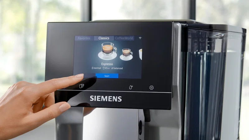 Siemens EQ.700 TP715D01 Helautomatisk kaffemaskin 2,4L Grå
