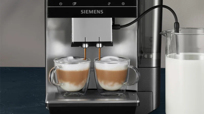 Siemens EQ.700 TP715D01 Helautomatisk kaffemaskin 2,4L Grå