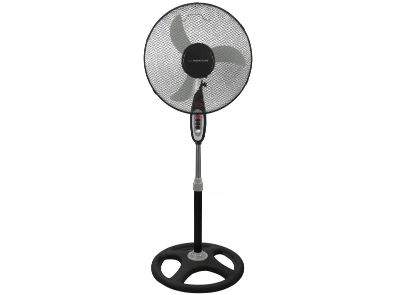Esperanza TYPHOON Golvfläkt Svart Grå
