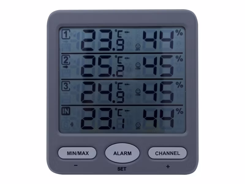 TFA Klima-Monitor Termo/Hygrometer Digital Grå