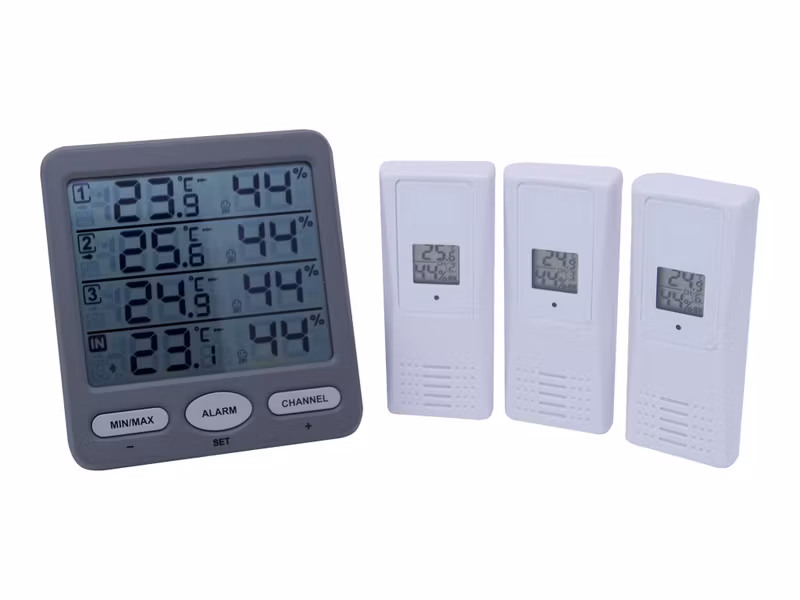 TFA Klima-Monitor Termo/Hygrometer Digital Grå