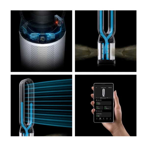 Dyson Purifier Cool PC1 Fläkt och Luftrenare Vit/Silver