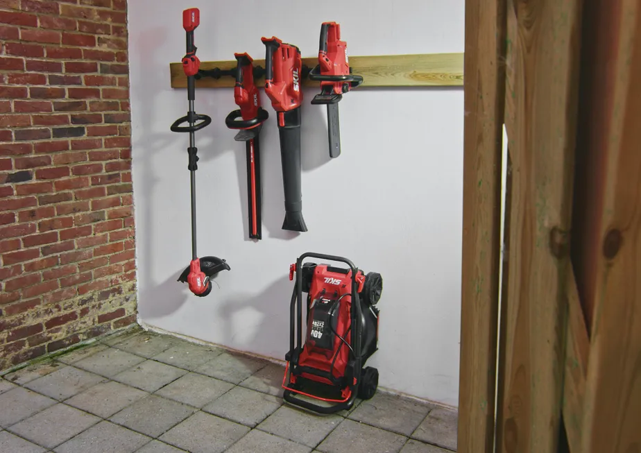 Skil Batteridriven gräsklippare Sladdlös inkl Batterier och Laddare 34 cm