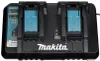 Makita Snabb Dubbelladdare för 2 x 14,4V / 18V LXT-batterier