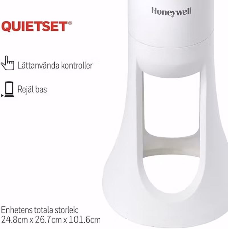 Honeywell QuietSet HYF260E4 Tornfläkt Vit