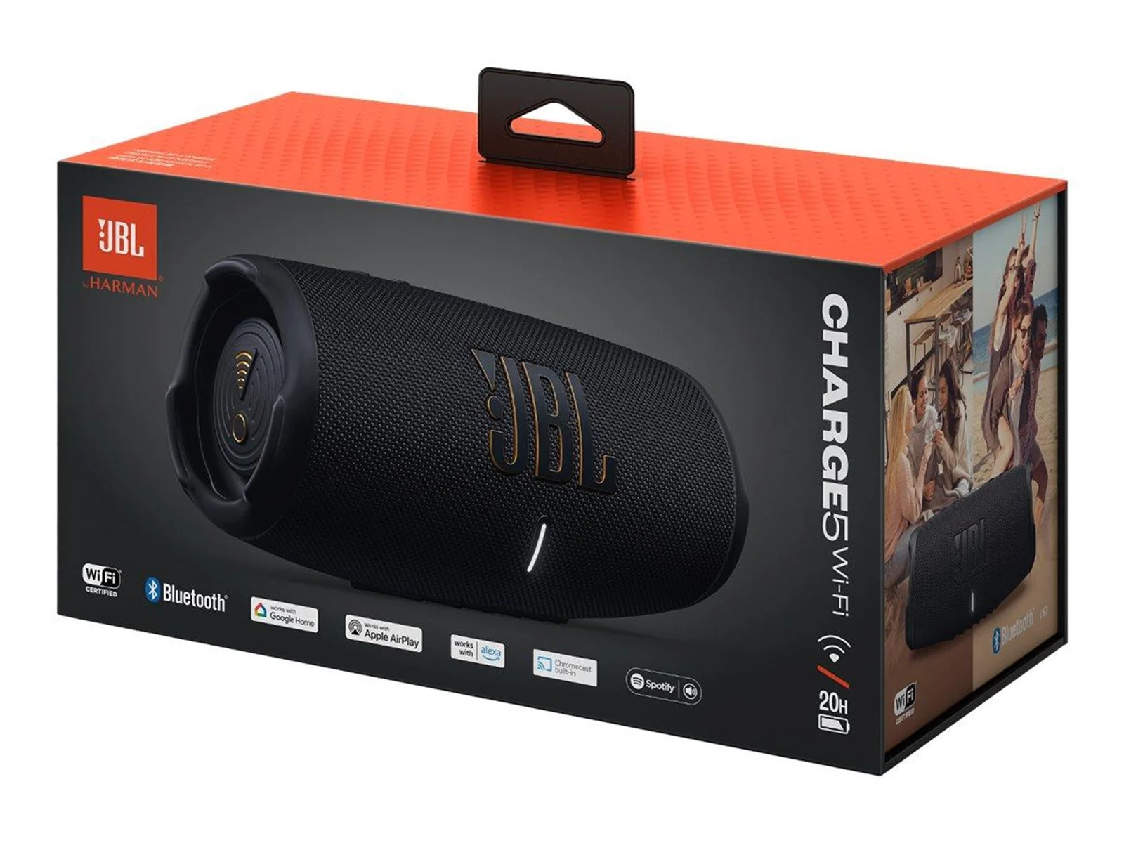 JBL Charge 5 WIFI Bluetooth Högtalare Svart