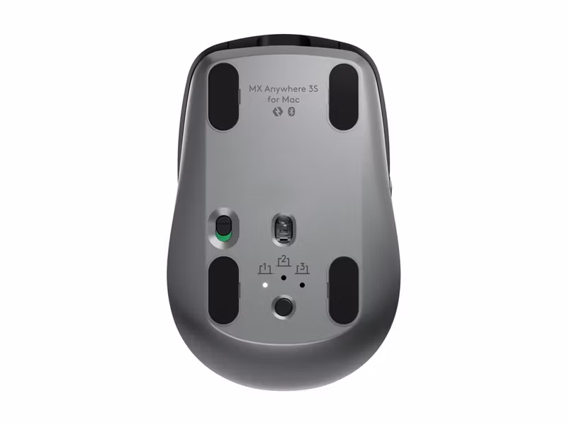 Logitech MX Anywhere 3S för Mac trådlös mus Space Grey