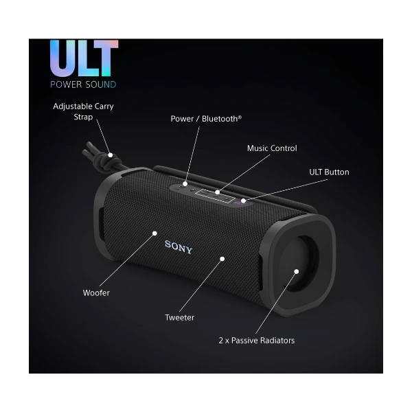 Sony ULT FIELD 1 Bluetooth-högtalare Svart
