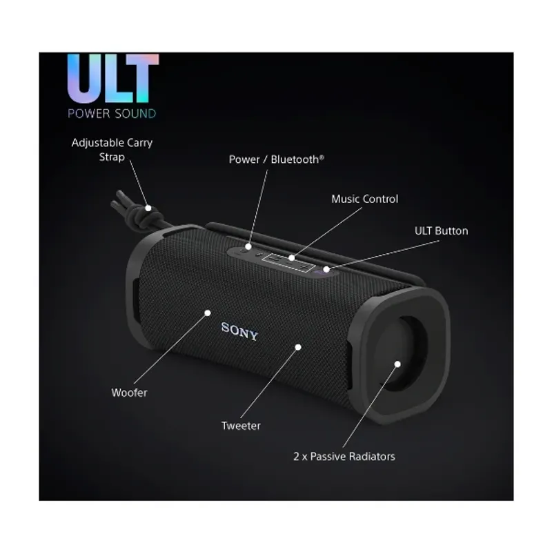 Sony ULT FIELD 1 Bluetooth-högtalare Svart