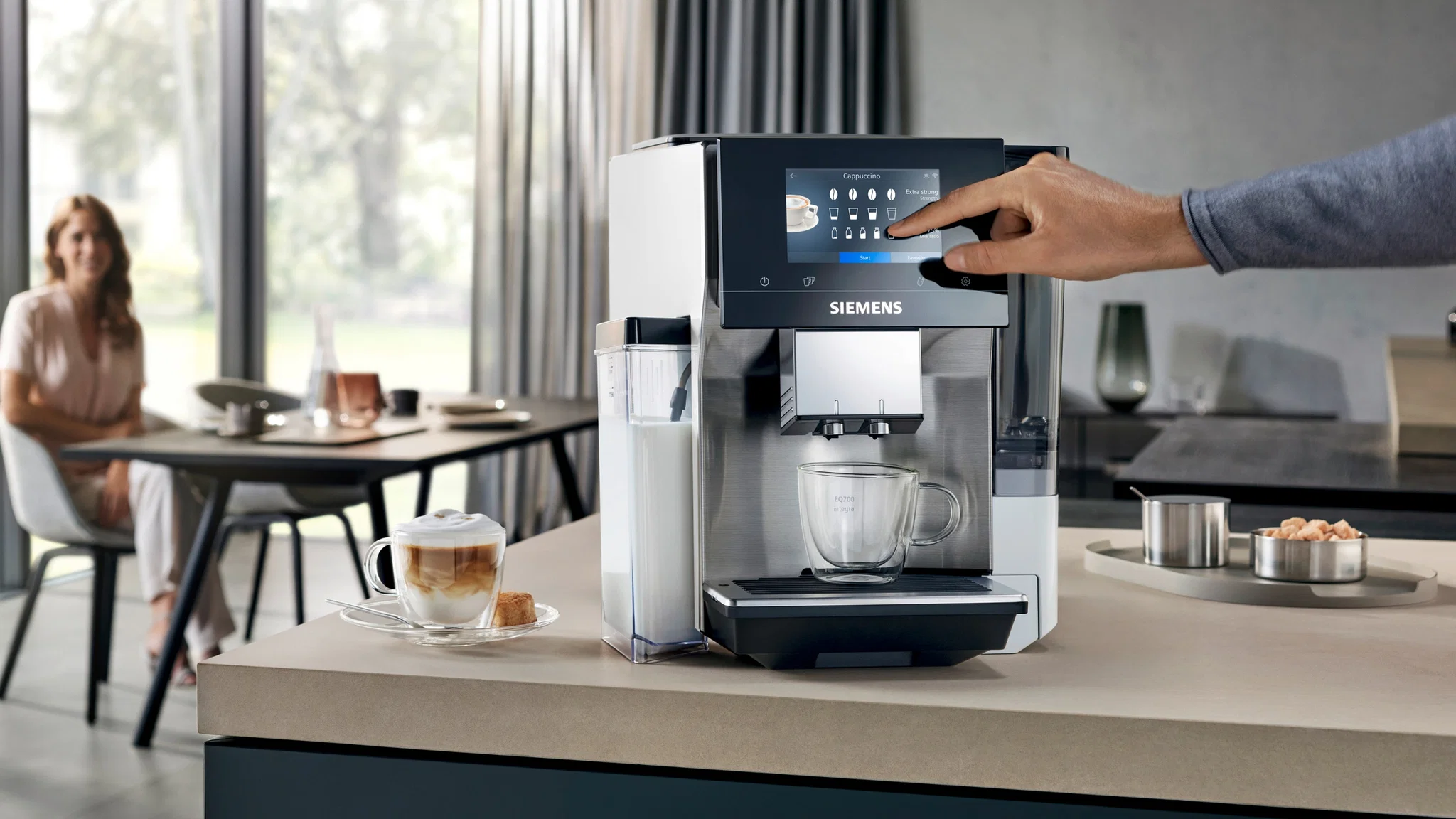 Siemens EQ.700 integral TQ715R03 Automatisk Espressomaskin