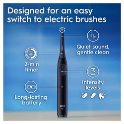 Oral-B iO2 Eltandborste Duo-pack inkl Resefodral Svart och Rosa