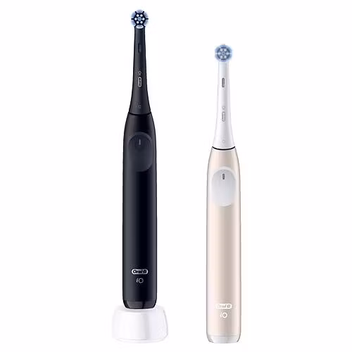 Oral-B iO2 Eltandborste Duo-pack inkl Resefodral Svart och Rosa
