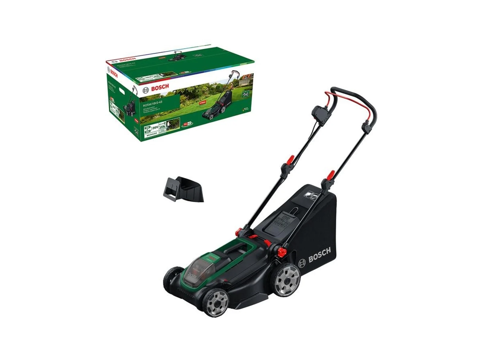 Bosch Rotak 18V2-43 Gräsklippare utan batteri laddare