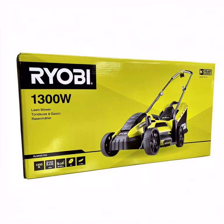 Ryobi RLM13E33S Gräsklippare Elektrisk 33 cm 1300W