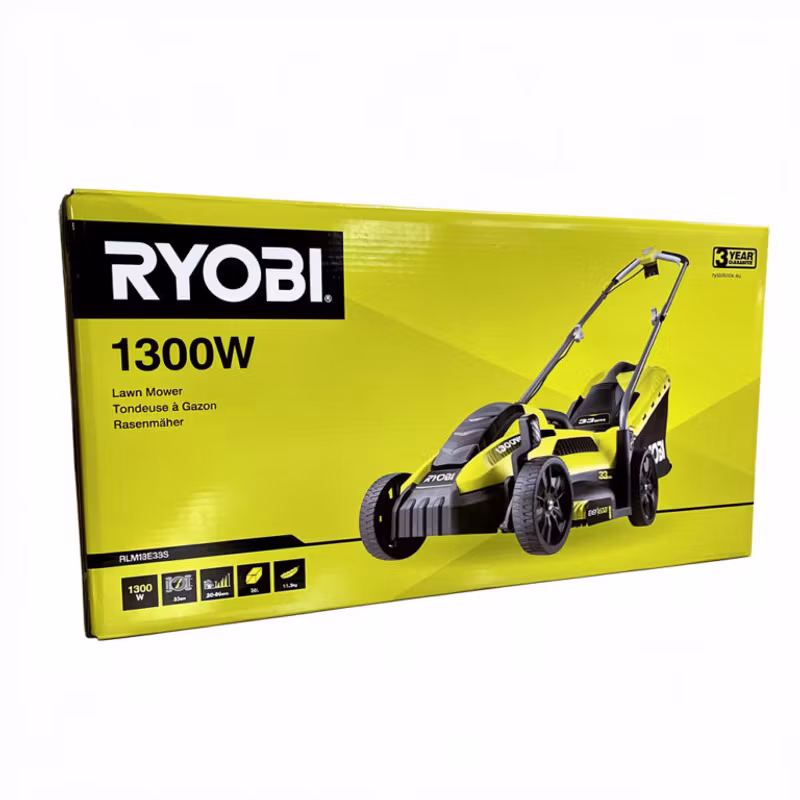Ryobi RLM13E33S gräsklippare elektrisk 33 cm 1300W utan batteri