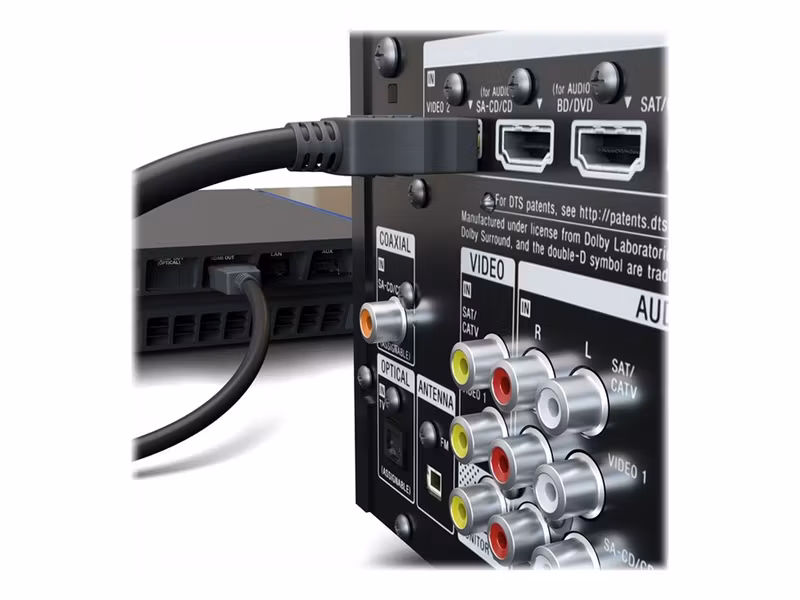 Goobay HDMI-kabel med Ethernet 1m Svart