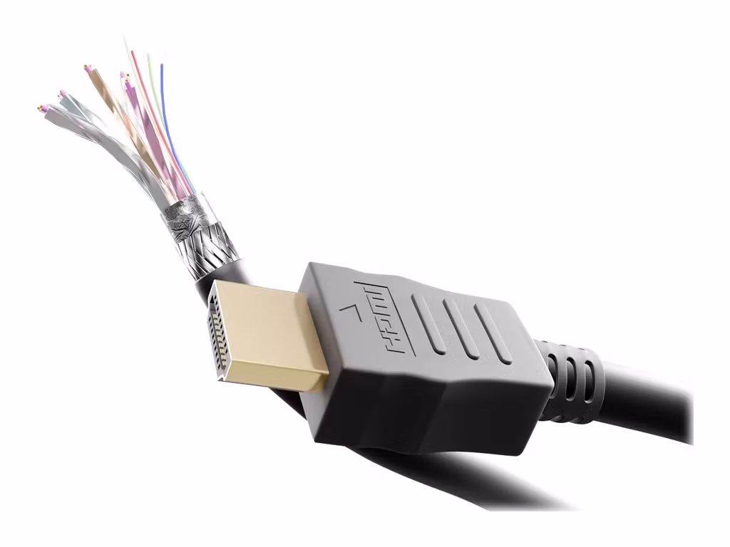 Goobay HDMI-kabel med Ethernet 1m Svart