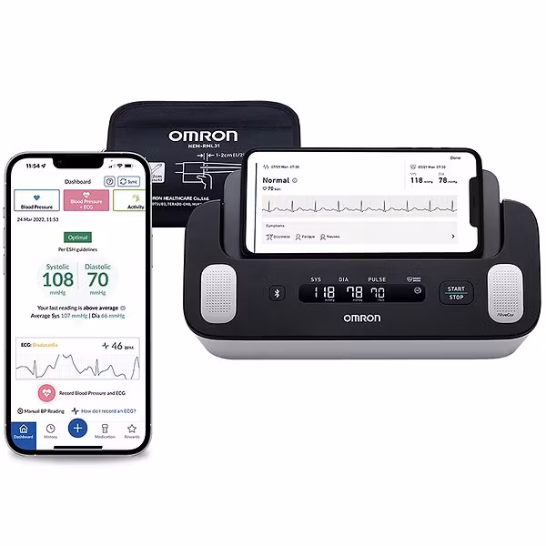 Omron Complete HEM-7530T-E3 Blodtrycksmätere