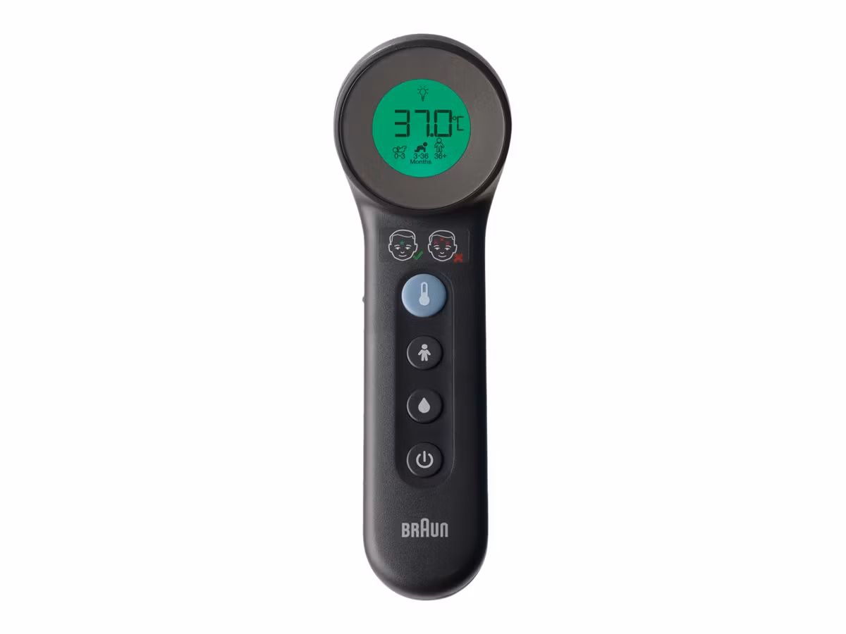 Braun BNT400BWE Termometer Svart