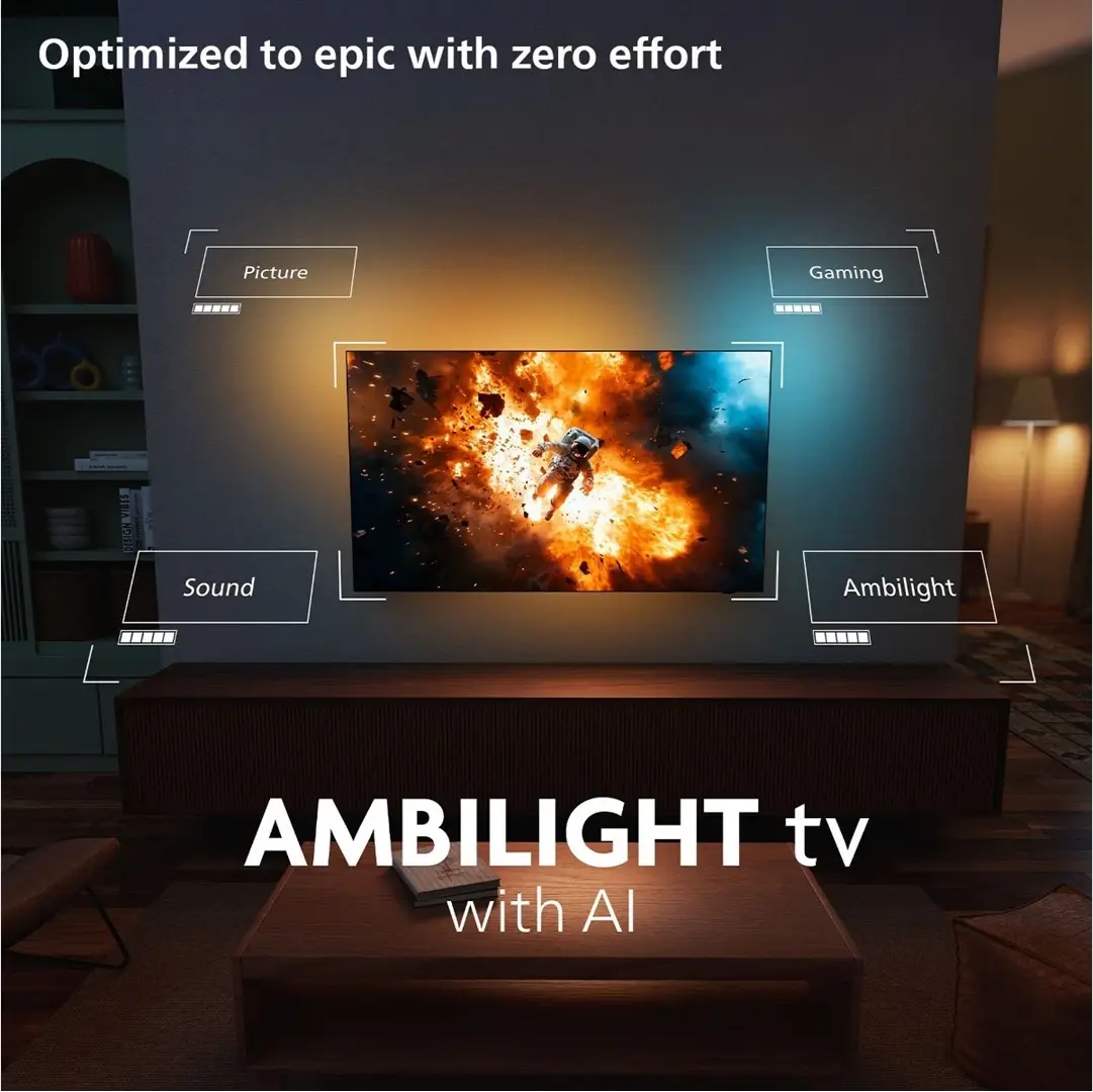 Philips Ambilight 55OLED810/12 TV 55" 4K Ultra HD OLED Smart TV